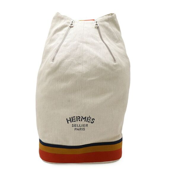 Hermes Canvas Cavalier Shoulder Bag - Picture 1 of 7
